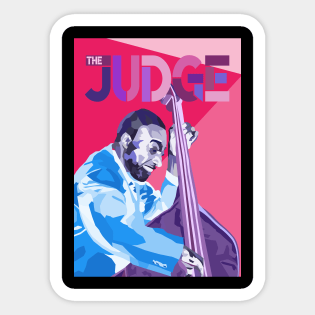 Milt 'The Judge' Hinton Sticker by JAMOFX